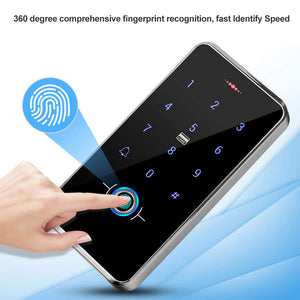 GrandingTech F03 RFID Biometric Fingerprint Access Control Waterproof Touch Keypad Reader DC12V