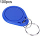 Grandingtech 100 PCS 125KHz RFID Key Fob Proximity ID Card Token Tag Keypad Card for Door Entry Access Control System