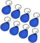 Grandingtech 100 PCS 125KHz RFID Key Fob Proximity ID Card Token Tag Keypad Card for Door Entry Access Control System