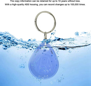 Grandingtech 100 PCS 125KHz RFID Key Fob Proximity ID Card Token Tag Keypad Card for Door Entry Access Control System