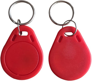 Grandingtech 100 PCS 125KHz RFID Key Fob Proximity ID Card Token Tag Keypad Card for Door Entry Access Control System