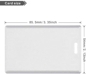 Grandingtech Contactless 125kHz RFID Proximity Smart Card 0.8mm thick for Access Control System & Time Attandance (Read only, Pack of 50)