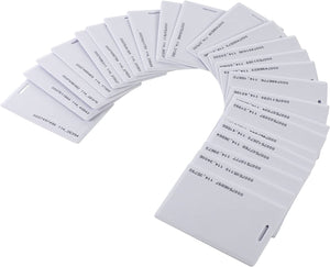 Grandingtech Contactless 125kHz RFID Proximity Smart Card 0.8mm thick for Access Control System & Time Attandance (Read only, Pack of 50)