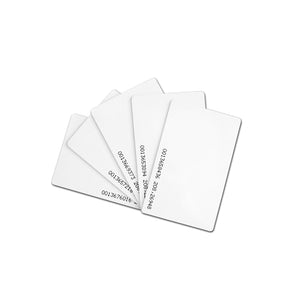 Grandingtech Blank 125kHz RFID Proximity Card with printed ID number 1.8mm thick for Access Control System