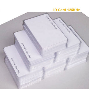 Grandingtech Blank 125kHz RFID Proximity Card with printed ID number 1.8mm thick for Access Control System