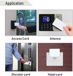 Grandingtech Mifare 1 S50 Original NXP chip 13.56MHz Proximity IC Card for Access Control & Time Attendance System