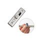 Grandingtech Request to Exit Button, Push Exit Release Button Square Rocker Switch Electric Door Exit Release Stainless Steel Push Button Switch