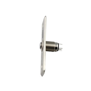 Grandingtech Request to Exit Button, Push Exit Release Button Square Rocker Switch Electric Door Exit Release Stainless Steel Push Button Switch