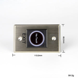 Grandingtech No Touch Contactless Infrared Door Exit Release Button Switch for Access Control